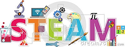 STEAM Education Vector Illustration