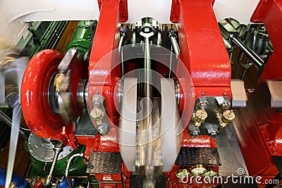 Steam engine Stock Photo