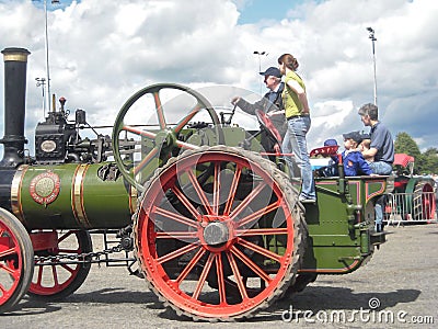 Steam Engines at Shanes Castle May Day Steam Rally Estate Antrim Northern Ireland Editorial Stock Photo