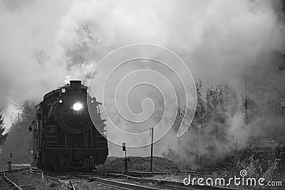 Steam locomotive Stock Photo