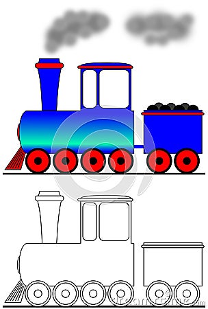 Steam locomotive Stock Photo