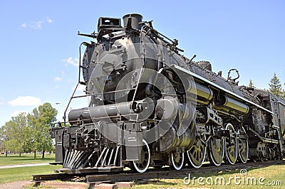 Steam locomotive, Ottawa, Canada Editorial Stock Photo