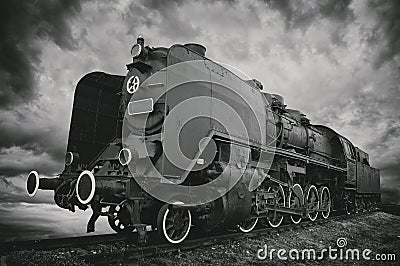 Steam locomotive Stock Photo