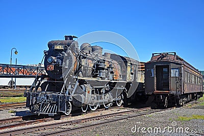 Steam locomotive, Scranton, PA, USA Stock Photo