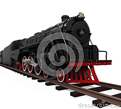 Steam Locomotive Train Stock Photo
