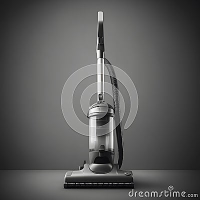 Steam mop cleaner, vacuum cleaner isolated on gray background Stock Photo