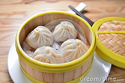 Shanghai soup dumpling Stock Photo