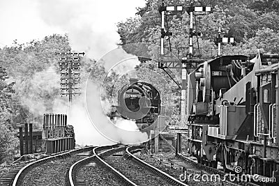 Steam train Stock Photo