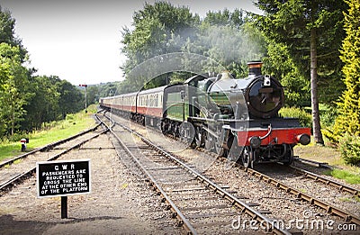 Steam train Stock Photo