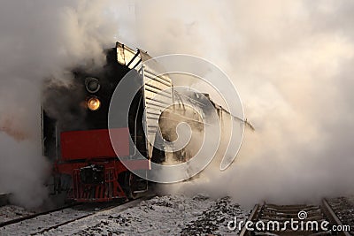 Steam train Stock Photo