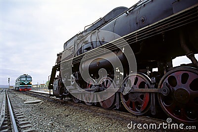 Steam train Stock Photo