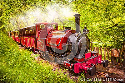 Steam train engine Stock Photo
