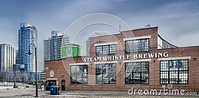 Steam Whistle Brewing Editorial Stock Photo