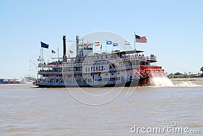 Steamboat Natchez in New Orleans Editorial Stock Photo
