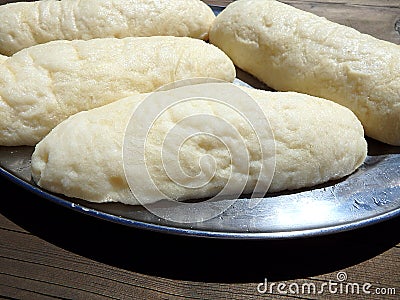 Steamed dumpling, Cooked dumplings, Stock Photo