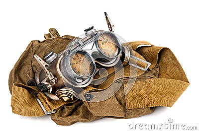 Steampunk goggles Stock Photo