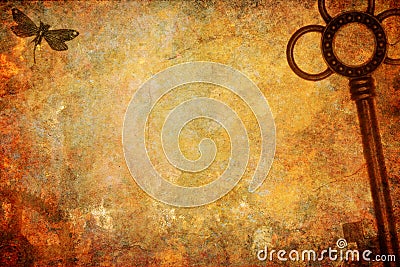 Steampunk Background Stock Photo