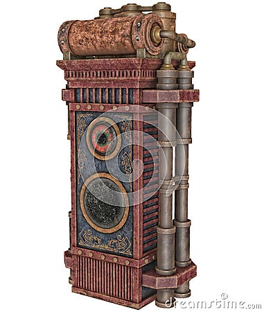 Steampunk Machine Stock Photo