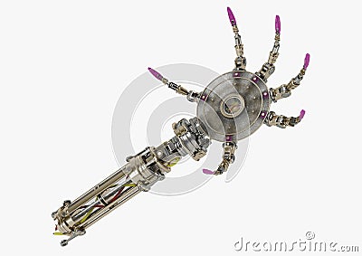 Steampunk Robot Arm Stock Photo