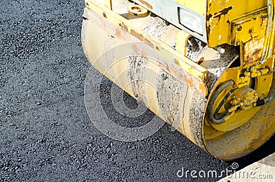 Steamroller Stock Photo