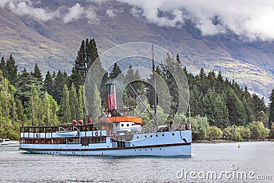 Steamship TSS Earnslaw Stock Photo