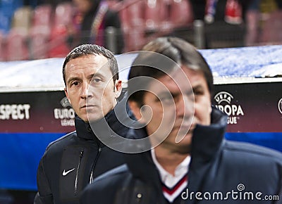 Steaua Bucharest - Liverpool FC (EUROPA LEAGUE) Editorial Stock Photo