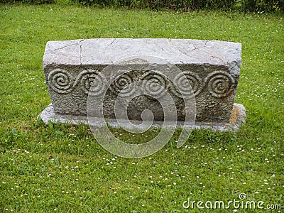 Stecak Bosnian Tombstone part of midage history Stock Photo