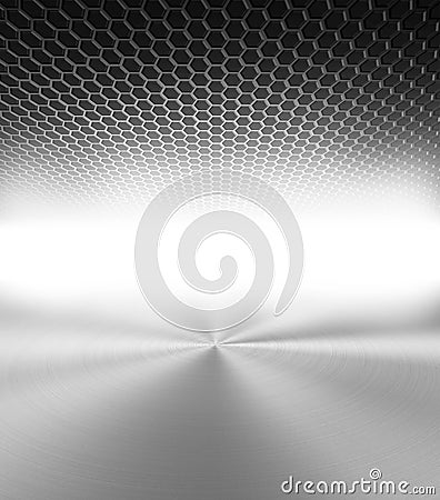 Steel background Stock Photo