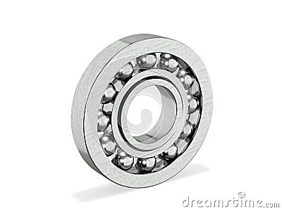 Steel ball bearing 3d rendering Stock Photo