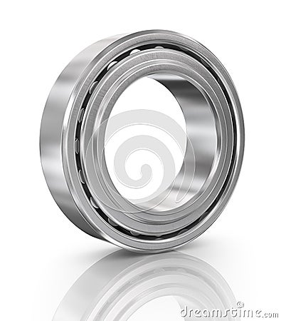 Steel ball bearing. Stock Photo