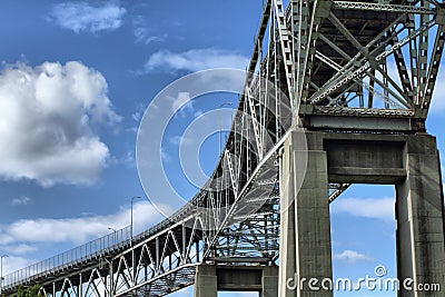 Steel Bridge Stock Photo