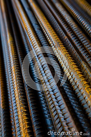 Steel building armature Stock Photo