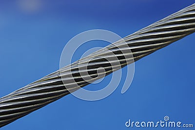 Steel cable Stock Photo