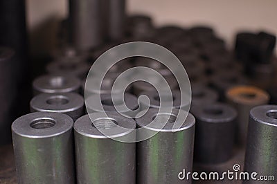 Steel collar Stock Photo