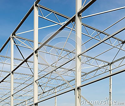 Steel frame Stock Photo