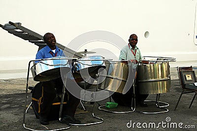 Steel drums Editorial Stock Photo