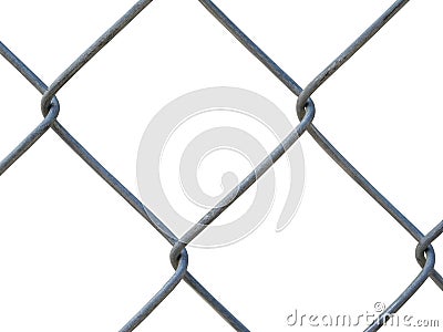 A steel fence - texture Stock Photo