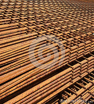 Steel grids 2 Stock Photo