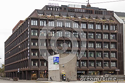 Steel House Copenhagen Editorial Stock Photo