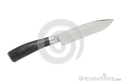 Steel kitchen knive Stock Photo