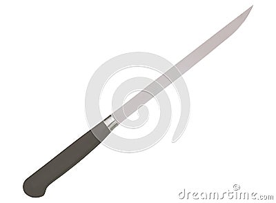 Steel knive isolated Stock Photo