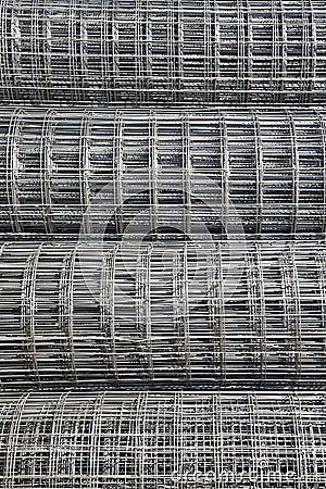 Steel mesh Stock Photo