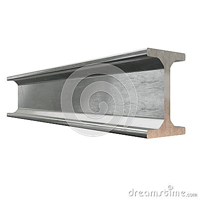 Steel metallurgy beam Stock Photo