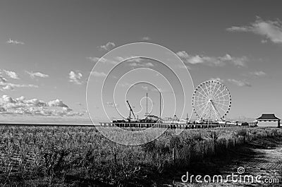 Atlantic City Steel Pier Stock Photo