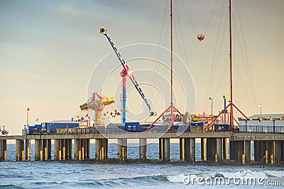 The Steel Pier at Atlantic City Stock Photo