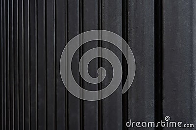 Steel pole Line black pattern Stock Photo