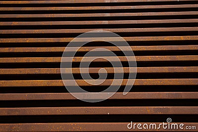 Steel Railway Lines Parallel Stacked Travel Stock Photo