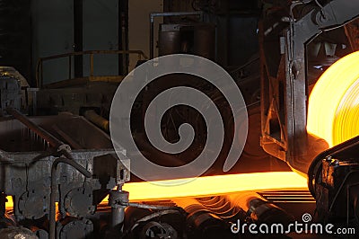 Steel Roll Stock Photo