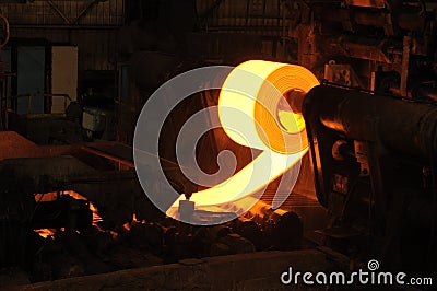 Steel Roll Stock Photo