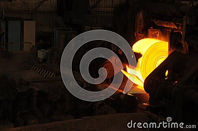 Steel Roll Stock Photo